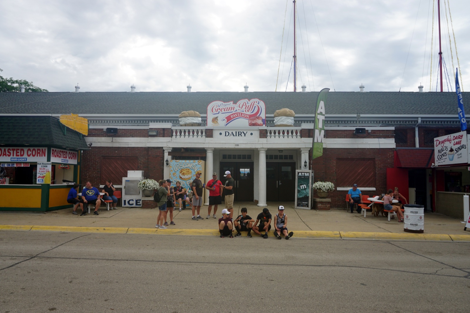 Wisconsin State Fair Original Cream Puff Pavilion exterior at Wisconsin State Fair Park in West Allis