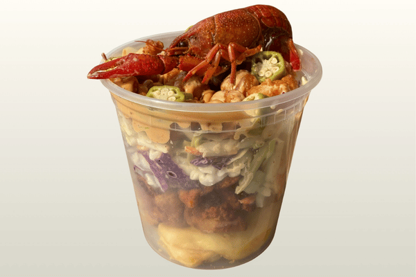 Bayou Crunch Cup — Wisconsin State Fair Sporkies 2026 finalist by Exotic Meat Grill
