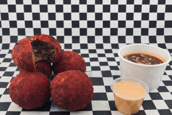 Birria Flamin' Bombs — Wisconsin State Fair Sporkies 2026 finalist by Fiesta Grill & Cantina