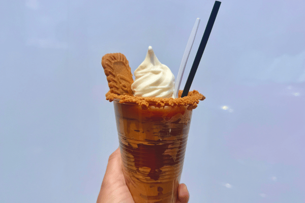 Cookie Butter Coffee Float — Wisconsin State Fair Drinkies 2026 finalist by Fluffy's Hand Cut Donuts