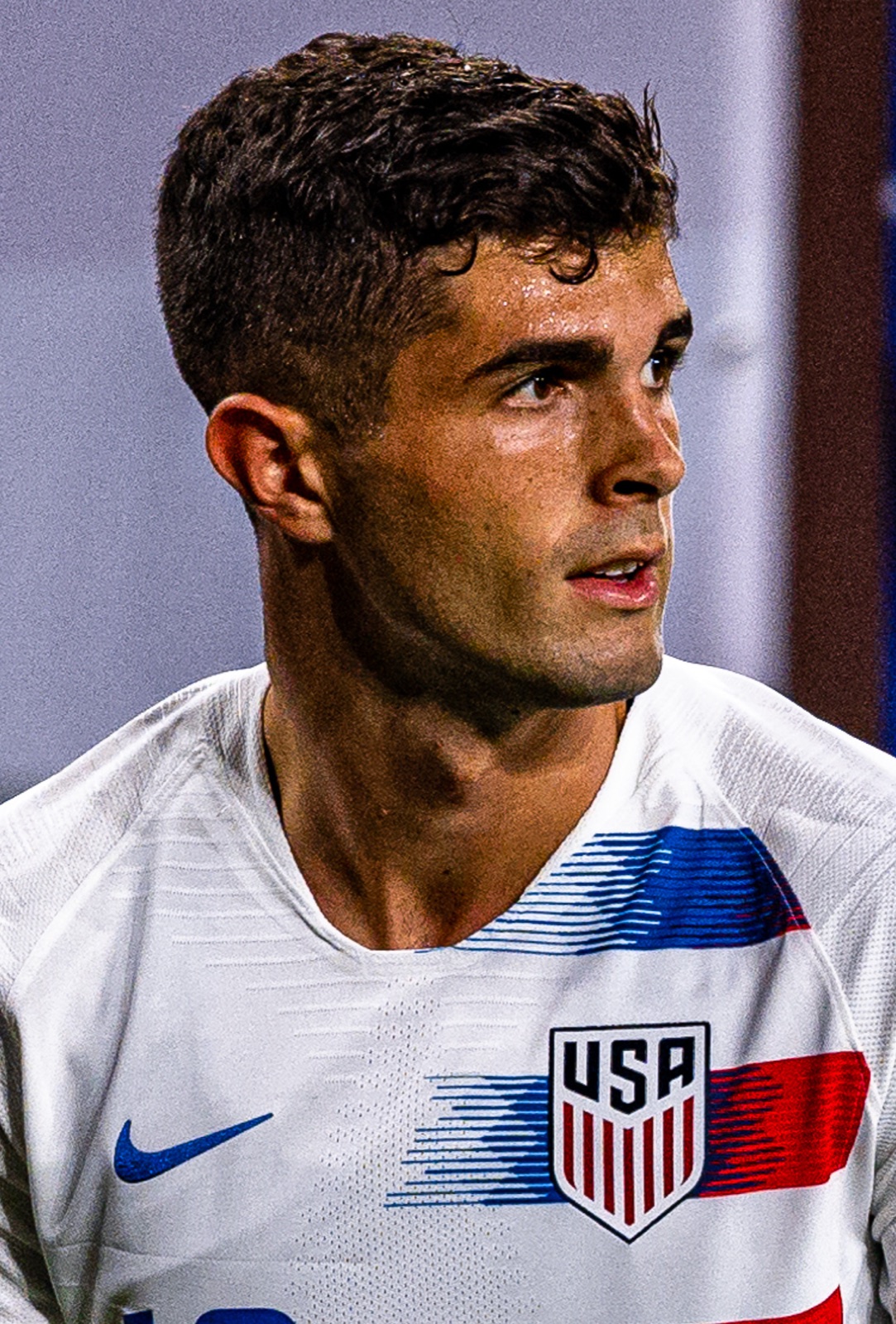 Christian Pulisic in action for the United States Men's National Team